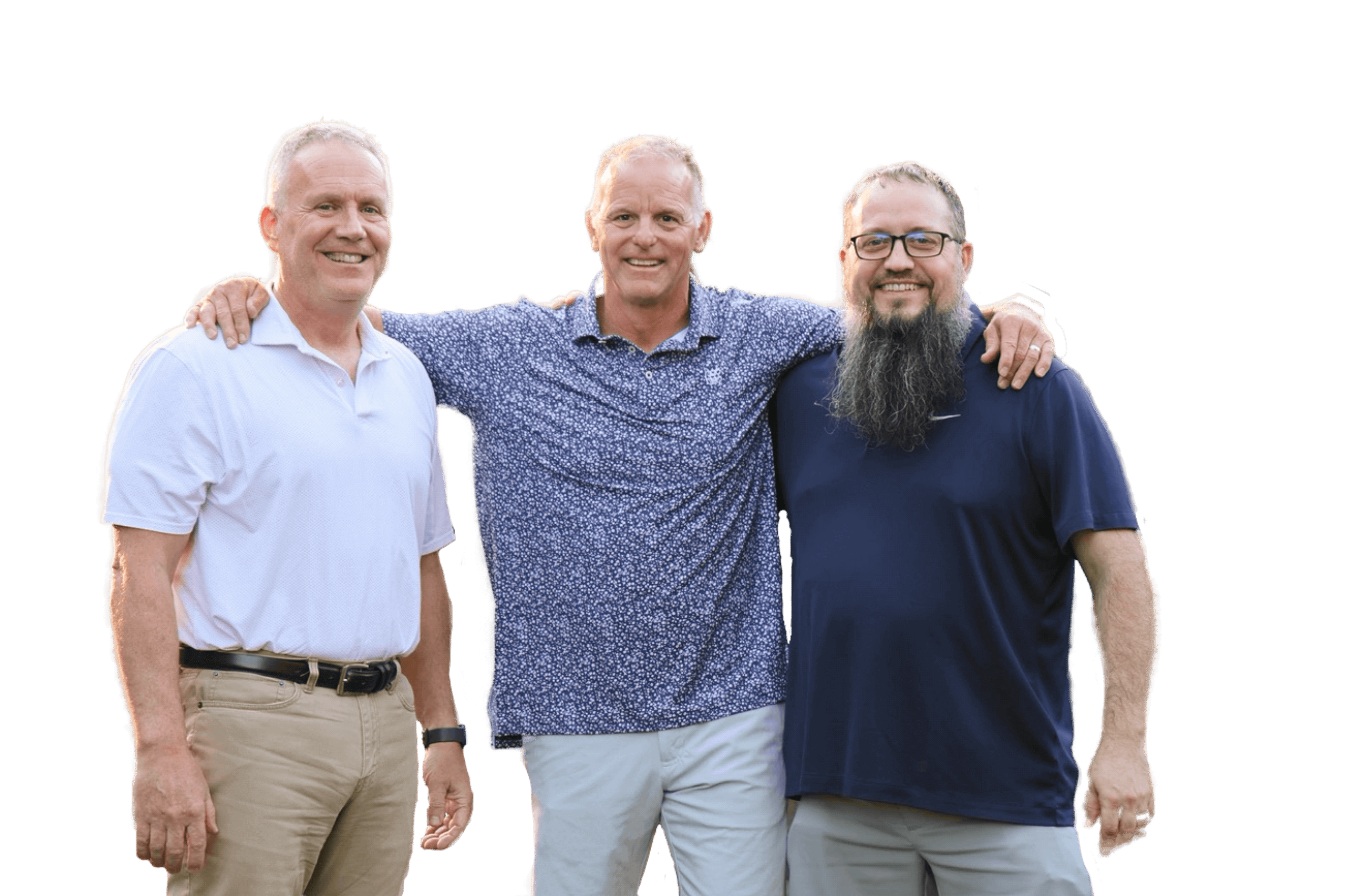 Group Photo of Steve, Chris, and Jason